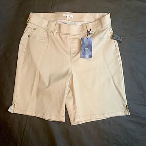 Revery Stretch Tan Shorts